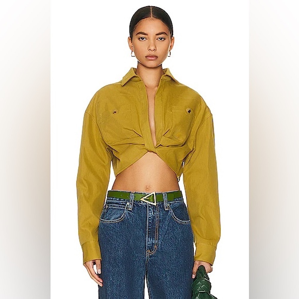 OFF-WHITE Twist Cargo Crop Shirt